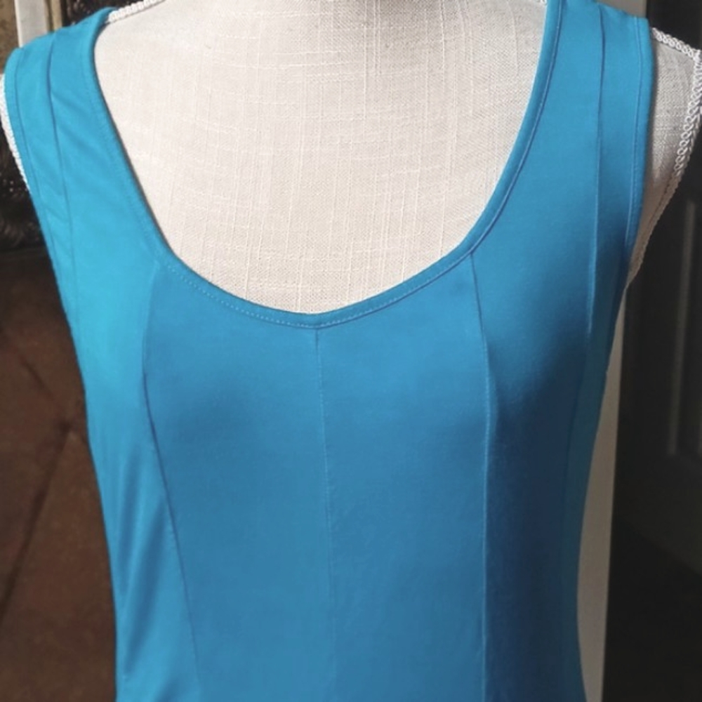 NEESHA Flowing Teal Dress Size M/L